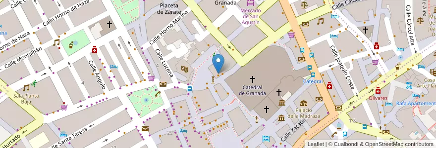 Mapa de ubicacion de 530 Romanilla en スペイン, アンダルシア州, Granada, Comarca De La Vega De Granada, Granada.