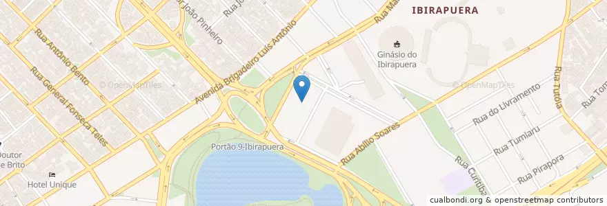 Mapa de ubicacion de estacionamente da Assembleia Legislativa do Estado de São Paulo en Бразилия, Юго-Восточный Регион, Сан-Паулу, Região Geográfica Intermediária De São Paulo, Região Metropolitana De São Paulo, Região Imediata De São Paulo, Сан-Паулу.