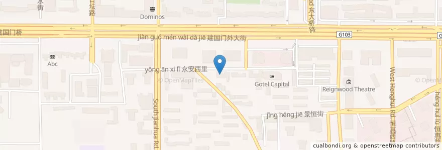 Mapa de ubicacion de Lost Paradise en Cina, Pechino, Hebei, 朝阳区 / Chaoyang.