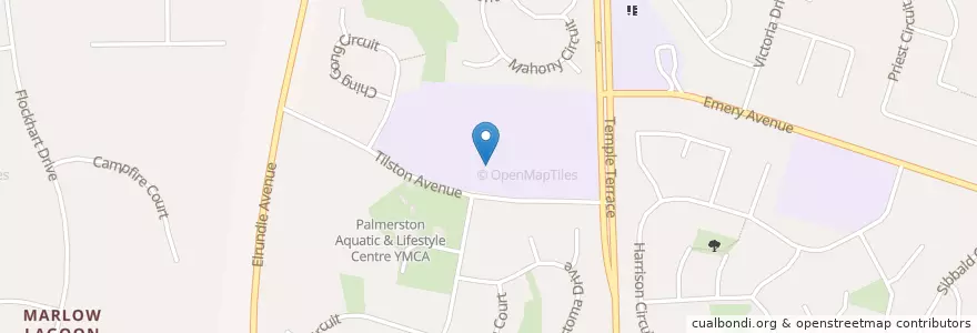 Mapa de ubicacion de Canteen en オーストラリア, ノーザンテリトリー, City Of Palmerston, Palmerston.