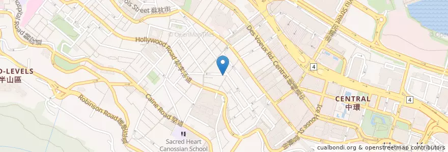 Mapa de ubicacion de 李好味 Lee Lo Mei en Cina, Guangdong, Hong Kong, Hong Kong, Nuovi Territori, 中西區 Central And Western District.