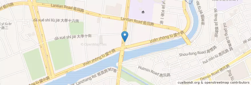 Mapa de ubicacion de 順億鮪魚專賣店-右昌店 en Taiwan, Kaohsiung, 楠梓區.