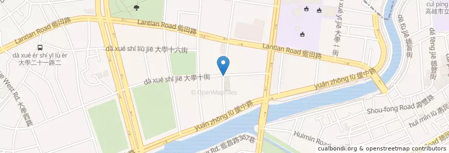 Mapa de ubicacion de Luna河內越光 高雄店 en Taiwán, Kaohsiung, 楠梓區.