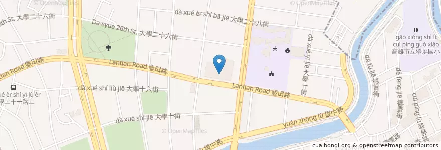 Mapa de ubicacion de 聚北海道昆布鍋 en 臺灣, 高雄市, 楠梓區.