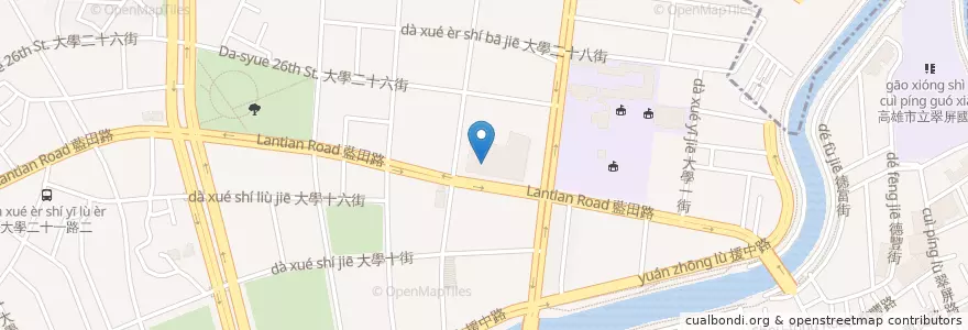 Mapa de ubicacion de 品田牧場 en Taiwan, Kaohsiung, 楠梓區.