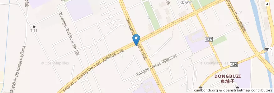 Mapa de ubicacion de 順風整形醫美 en تایوان, 桃園市, 桃園區.