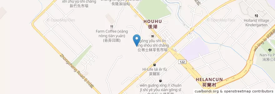 Mapa de ubicacion de 境福宮 en تايوان, مقاطعة تايوان, سين شو, 北區.