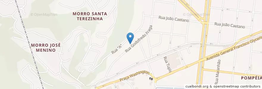 Mapa de ubicacion de Igreja Cristã Maratana en Brazilië, Regio Zuidoost, São Paulo, Região Geográfica Intermediária De São Paulo, Região Imediata De Santos, Região Metropolitana Da Baixada Santista, Santos.