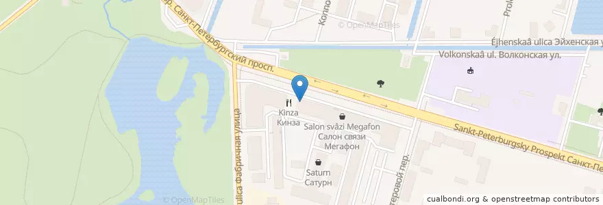 Mapa de ubicacion de Горздрав, аптека N 72 en Russia, Northwestern Federal District, Leningrad Oblast, Saint Petersburg, Петродворцовый Район, Peterhof.