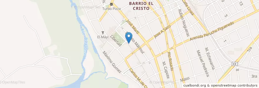 Mapa de ubicacion de Farmacia en کوبا, Granma, Bayamo, Ciudad De Bayamo.