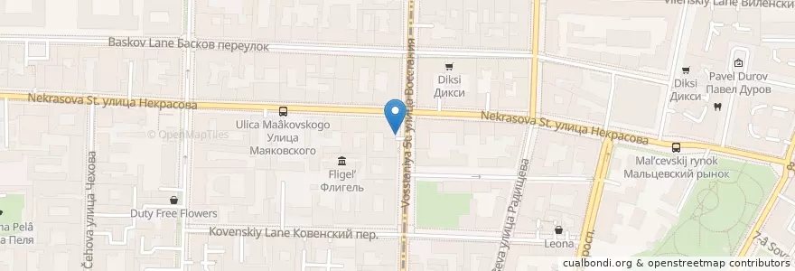 Mapa de ubicacion de Qiwi en Russland, Föderationskreis Nordwest, Oblast Leningrad, Sankt Petersburg, Центральный Район.