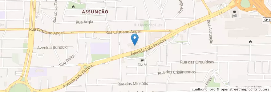 Mapa de ubicacion de Biblioteca Guimarães Rosa en برزیل, منطقه جنوب شرقی برزیل, سائوپائولو, Região Geográfica Intermediária De São Paulo, Região Metropolitana De São Paulo, Região Imediata De São Paulo, São Bernardo Do Campo.