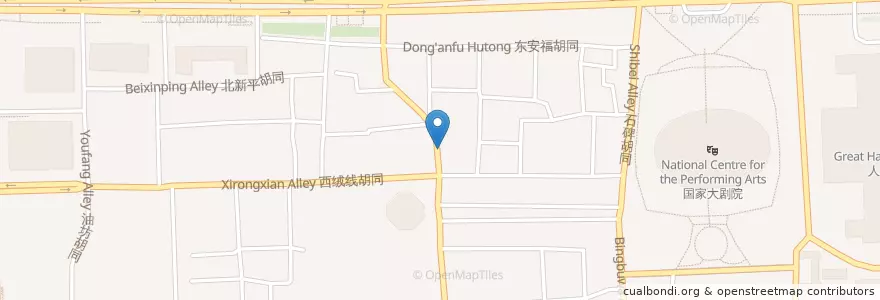 Mapa de ubicacion de Resto trad ❤️❤️❤️ en China, Peking, Hebei, 西城区.
