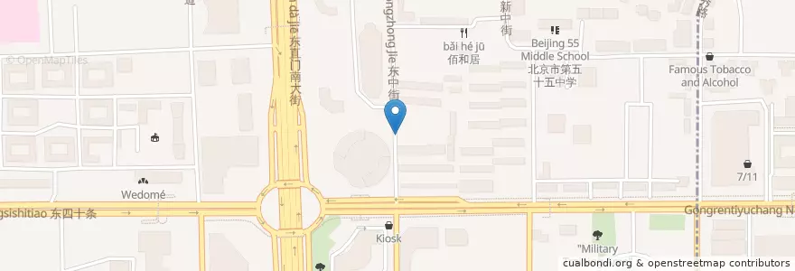 Mapa de ubicacion de restaurant soupe ❤️❤️ en چین, پکن, هبئی, 东城区.