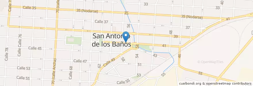 Mapa de ubicacion de Farmacia en كوبا, Artemisa, San Antonio De Los Baños, Ciudad De San Antonio De Los Baños.