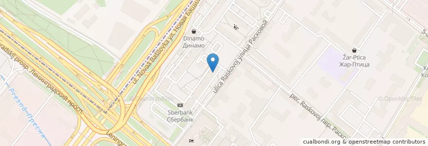 Mapa de ubicacion de Медицинская комиссия en Россия, Центральный Федеральный Округ, Москва, Северный Административный Округ, Район Беговой.