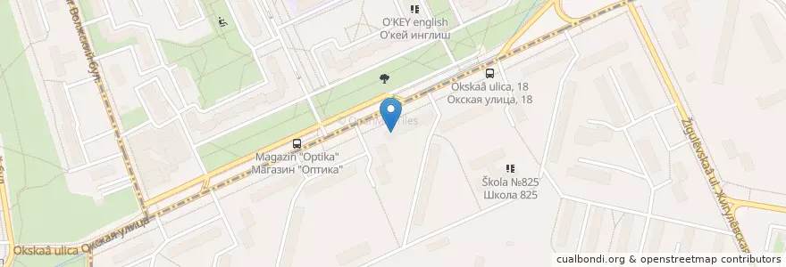 Mapa de ubicacion de Отделение связи №109117 en Rusland, Centraal Federaal District, Moskou, Юго-Восточный Административный Округ, Рязанский Район.