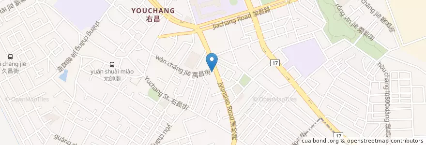 Mapa de ubicacion de 林家手工饅頭 en Taiwán, Kaohsiung, 楠梓區.