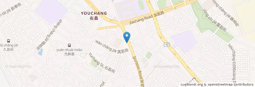 Mapa de ubicacion de 提摩希 en Tayvan, Kaohsiung, 楠梓區.