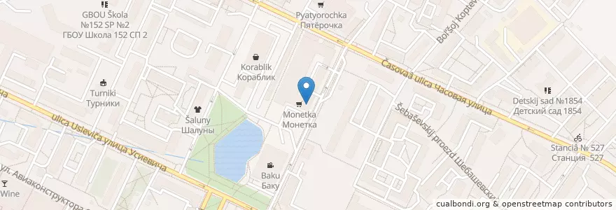 Mapa de ubicacion de Столички en روسيا, Центральный Федеральный Округ, Москва, Северный Административный Округ, Район Аэропорт.