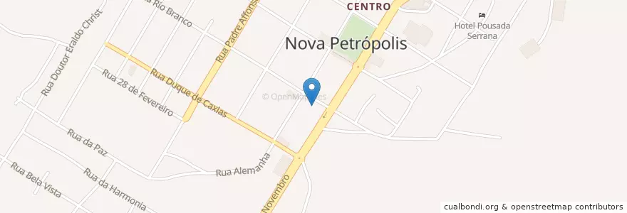 Mapa de ubicacion de Daichi (Tele-Entrega) en برزیل, منطقه جنوب برزیل, ریو گرانده جنوبی, Região Geográfica Imediata De Caxias Do Sul, Região Geográfica Intermediária De Caxias Do Sul, Nova Petrópolis.
