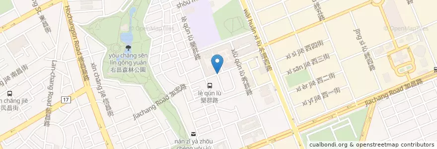 Mapa de ubicacion de 大大牙醫 en Tayvan, Kaohsiung, 楠梓區.