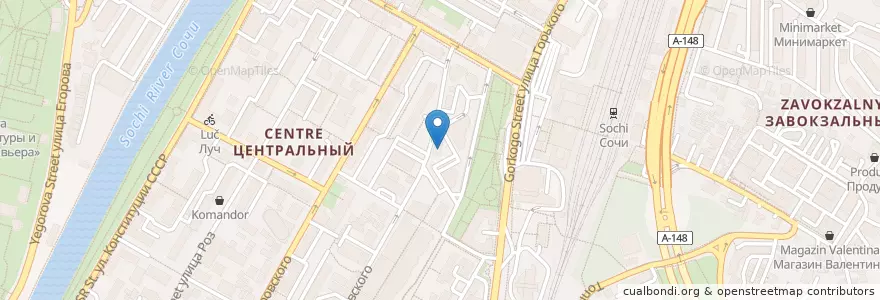 Mapa de ubicacion de Unistream en Russia, South Federal District, Krasnodar Krai, Resort Town Of Sochi (Municipal Formation).