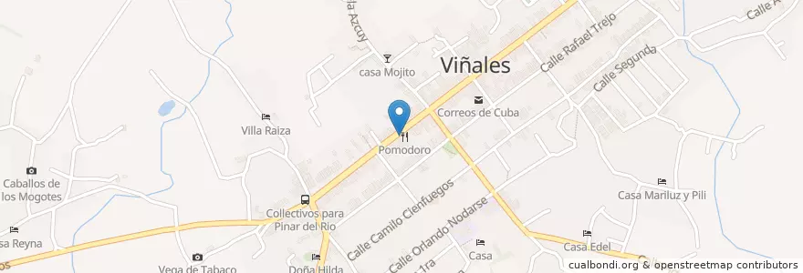 Mapa de ubicacion de Qba libre en كوبا, Pinar Del Río, Viñales.