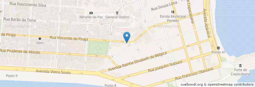 Mapa de ubicacion de Copanema Mix en 브라질, 남동지방, 리우데자네이루, Região Metropolitana Do Rio De Janeiro, Região Geográfica Imediata Do Rio De Janeiro, Região Geográfica Intermediária Do Rio De Janeiro, 리우데자네이루.