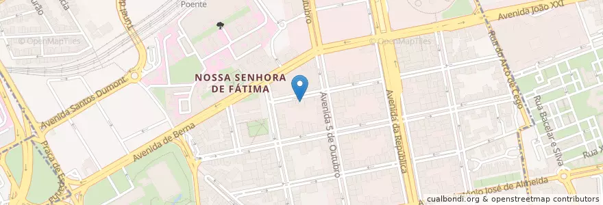 Mapa de ubicacion de Paladar Zen en Portugal, Área Metropolitana De Lisboa, Lissabon, Grande Lisboa, Lissabon, Avenidas Novas.