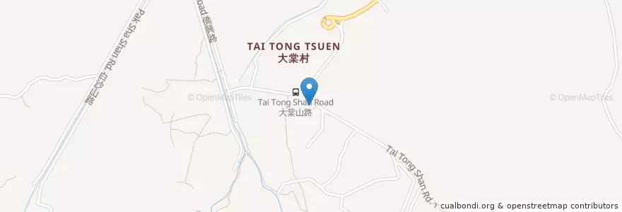 Mapa de ubicacion de 大棠生態酒家 en 中国, 香港, 広東省, 新界, 元朗區 Yuen Long District.