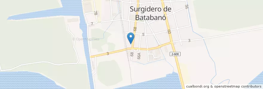 Mapa de ubicacion de CADECA en キューバ, Mayabeque, Batabanó.