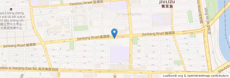Mapa de ubicacion de 金龍汽車專業美容 en 타이완, 신베이 시, 타이베이시, 쑹산 구.