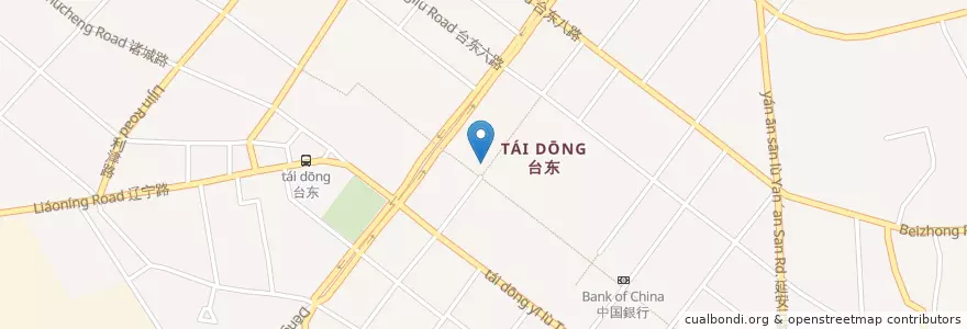 Mapa de ubicacion de 麦当劳 en الصين, شاندونغ, مدينة تشينغداو, 市北区 (Shibei).