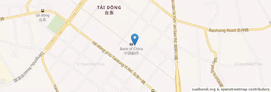 Mapa de ubicacion de 青岛银行 en Chine, Shandong, 青岛市, 市北区 (Shibei).