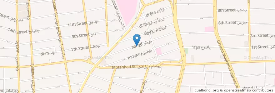 Mapa de ubicacion de رستوران دارچین en Irán, Teherán, شهرستان تهران, Teherán, بخش مرکزی شهرستان تهران.