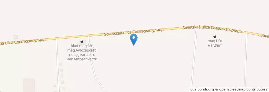 Mapa de ubicacion de Отделение почтовой связи Итатский 652245 en ロシア, シベリア連邦管区, ケメロヴォ州, チャジュンスキー地区.