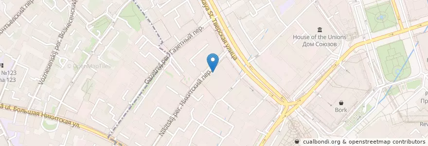 Mapa de ubicacion de Чистая линия en روسيا, Центральный Федеральный Округ, Москва, Центральный Административный Округ.