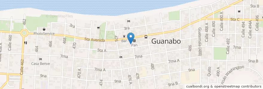 Mapa de ubicacion de RicoRico en キューバ, La Habana, Habana Del Este.