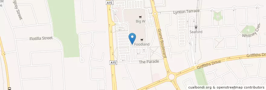 Mapa de ubicacion de Chemist, late night en Australia, South Australia, Adelaide, City Of Onkaparinga.