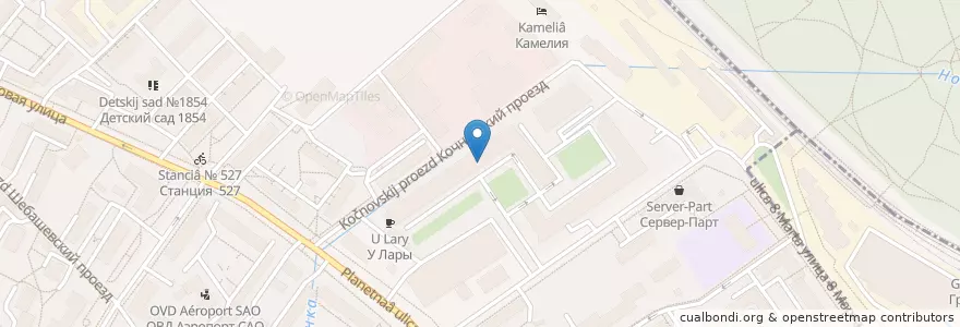 Mapa de ubicacion de Статус en Russia, Central Federal District, Moscow, Northern Administrative Okrug, Aeroport District.