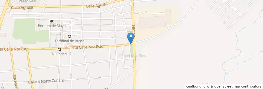 Mapa de ubicacion de Bar Los Encuentros en Nicaragua, Leon, Leon (Municipality).