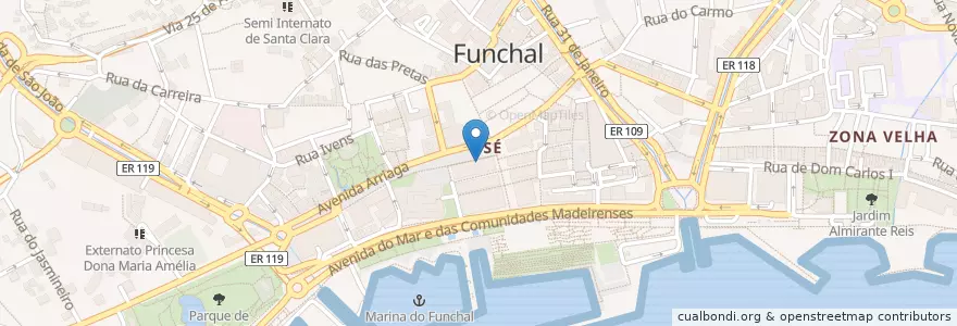 Mapa de ubicacion de Caixa Geral de Depósitos en Portogallo.
