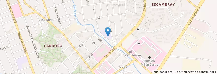 Mapa de ubicacion de Eduardo Anoceto Rega en 古巴, Villa Clara, Santa Clara, Ciudad De Santa Clara.