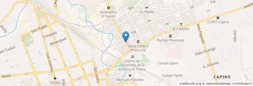 Mapa de ubicacion de Ebenezer en کوبا, Villa Clara, Santa Clara, Ciudad De Santa Clara.