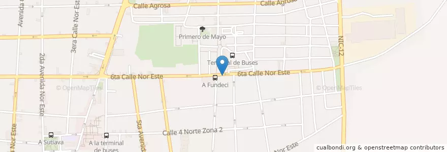 Mapa de ubicacion de Nic El Pollo en ニカラグア, レオン県, León (Municipio).