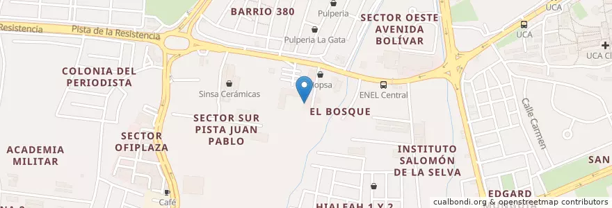 Mapa de ubicacion de Restaurante Don Ceviche en 尼加拉瓜, Departamento De Managua, Managua (Municipio).