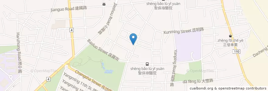 Mapa de ubicacion de 品ㄧ藥可 en Tayvan, 桃園市, 桃園區.