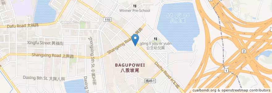 Mapa de ubicacion de 津鍋健康鍋 en Taiwan, Taoyuan, Distretto Di Luzhu.