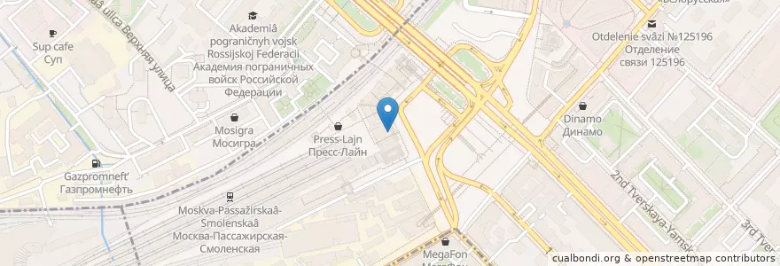 Mapa de ubicacion de Subway en 俄罗斯/俄羅斯, Центральный Федеральный Округ, Москва, Центральный Административный Округ, Тверской Район.